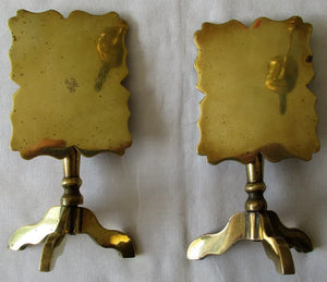 Pair of Brass Candle Reflectors