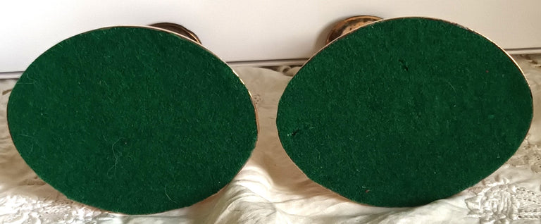 Pair of Antique Georgian Copper Candlesticks