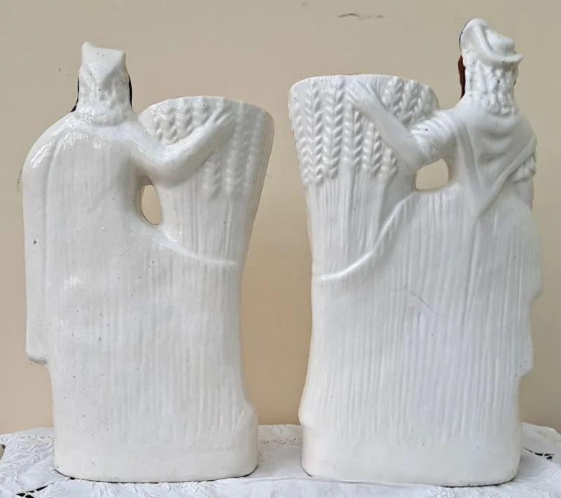 Pair of Antique Victorian Staffordshire 