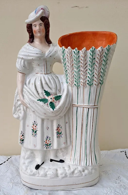 Pair of Antique Victorian Staffordshire 