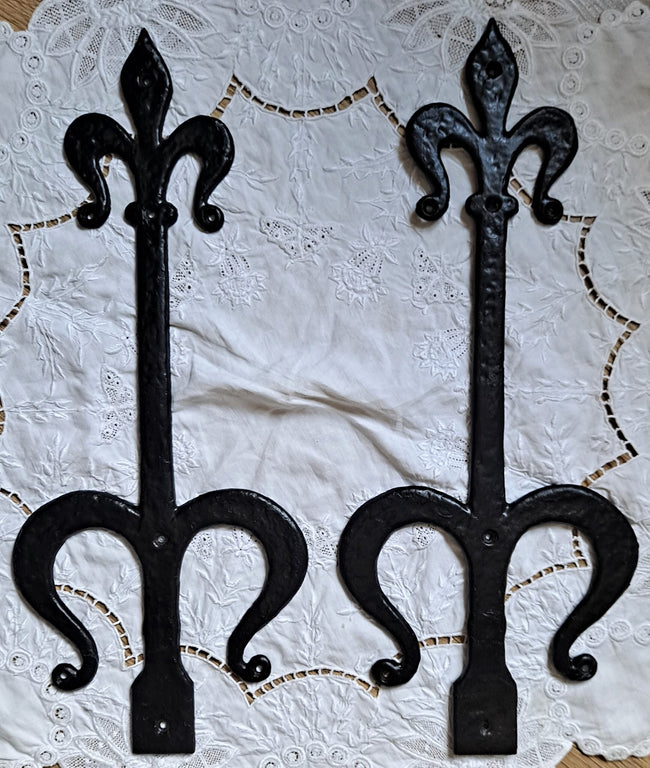 Pair of Wrought Iron Hinges 3a