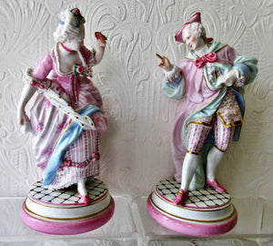 Pair Continental Figurines