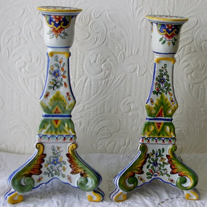 Pair Mosanic Candlesticks