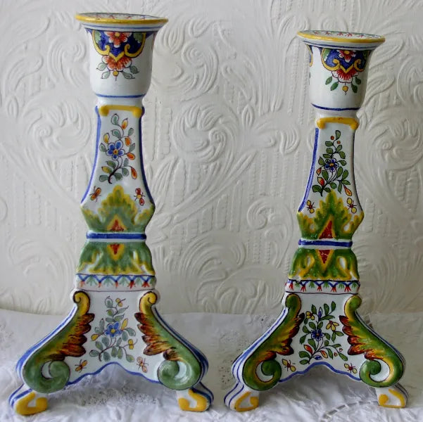 Pair Mosanic Candlesticks