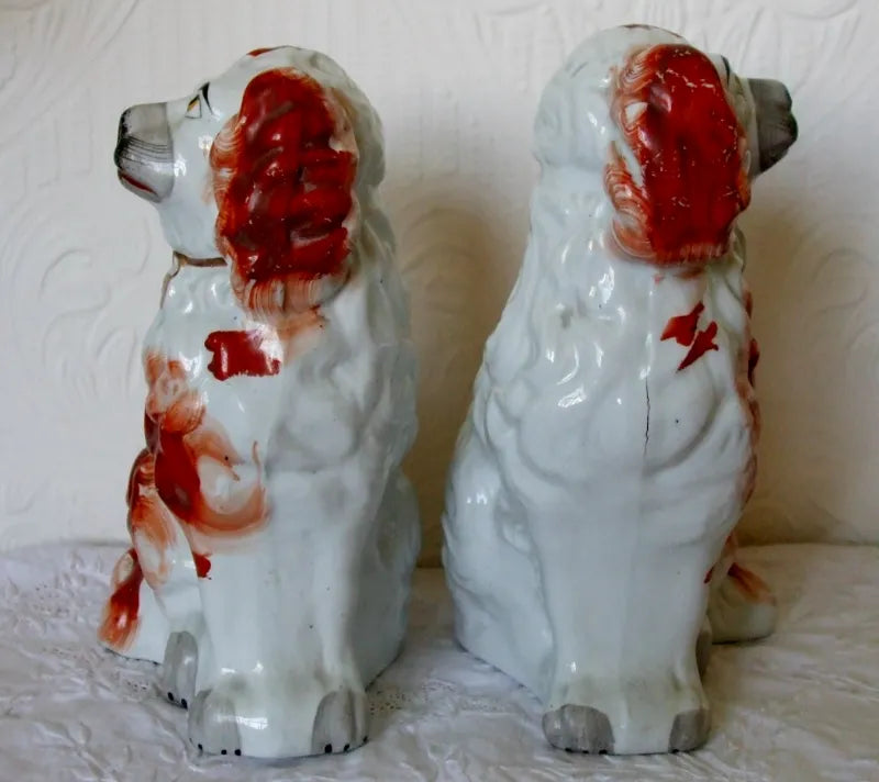 Pair of Antique Victorian Staffordshire 
