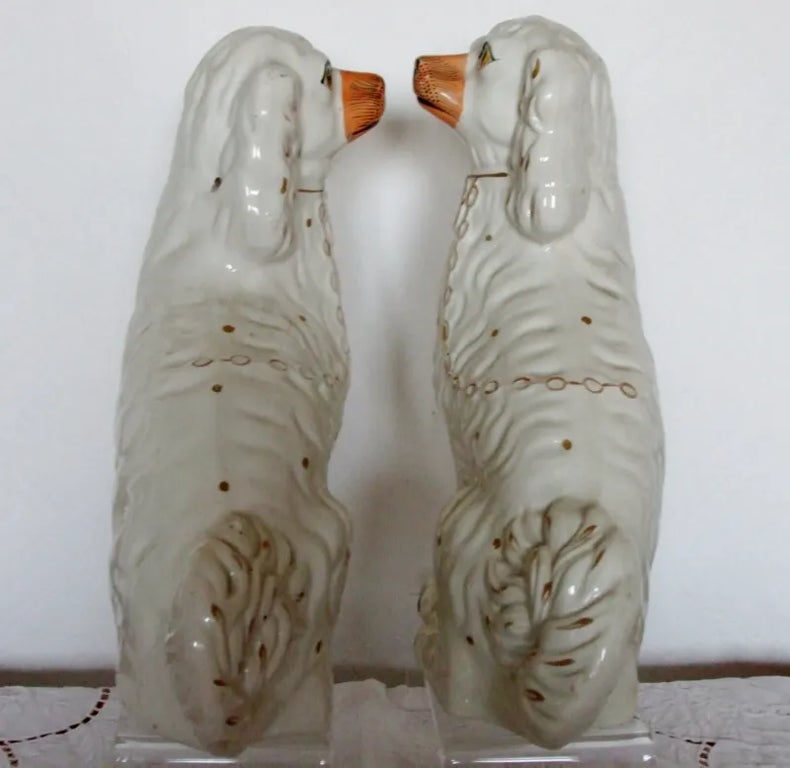 Pair of Antique Victorian Staffordshire 