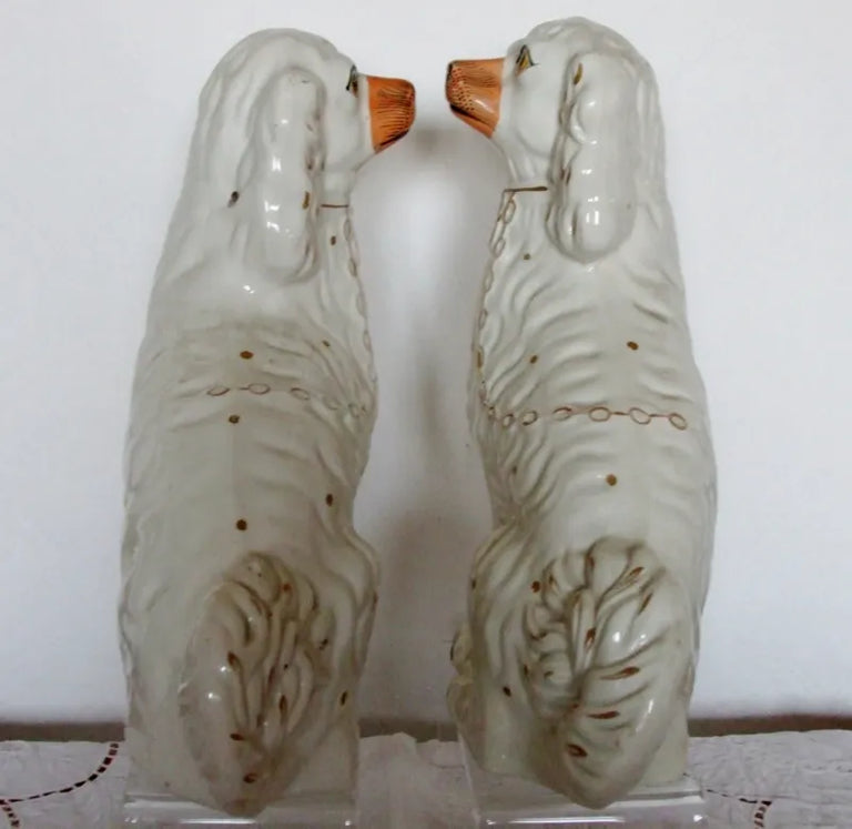 Pair of Antique Victorian Staffordshire 