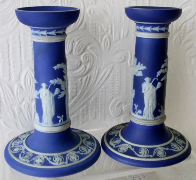 Pair Wedgwood Candlesticks
