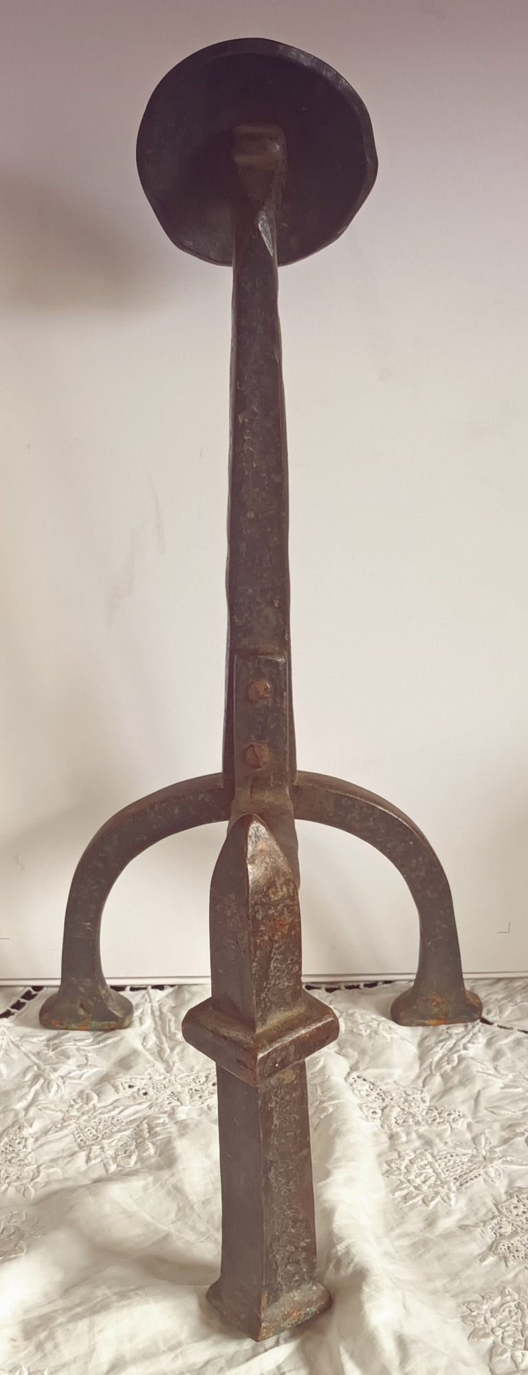 Pair of Antique Victorian Wrought Iron 