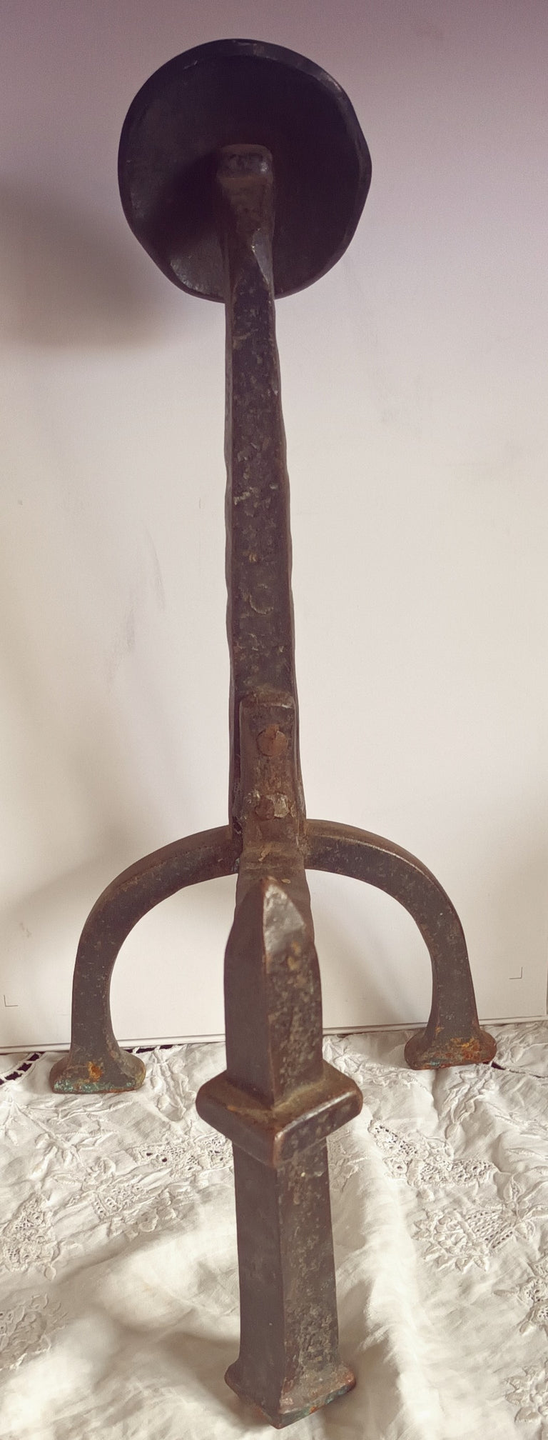 Pair of Antique Victorian Wrought Iron 