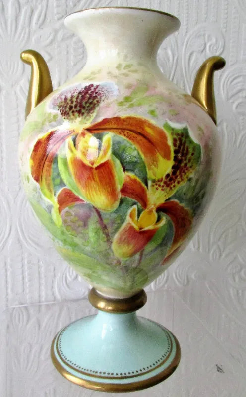 Porcelain Gilded Vase ~ 