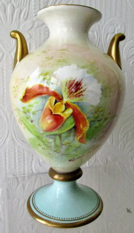 Porcelain Gilded Vase ~ 