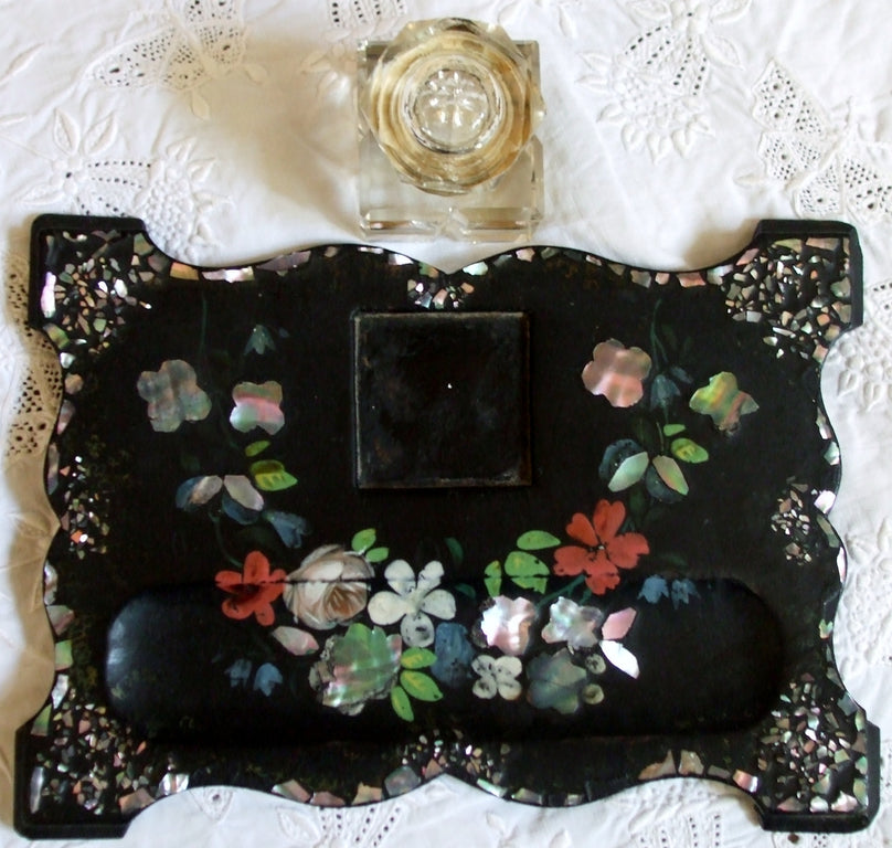 Papier-mâché Inkstand 1d