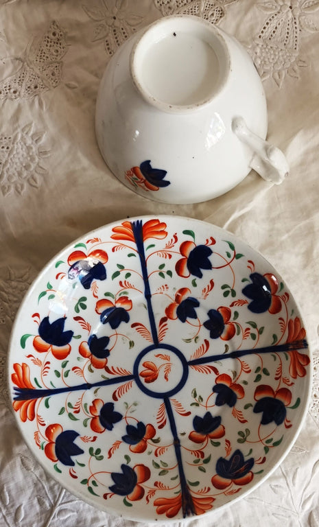 Passion Flower Tea Cup and Saucer 1c