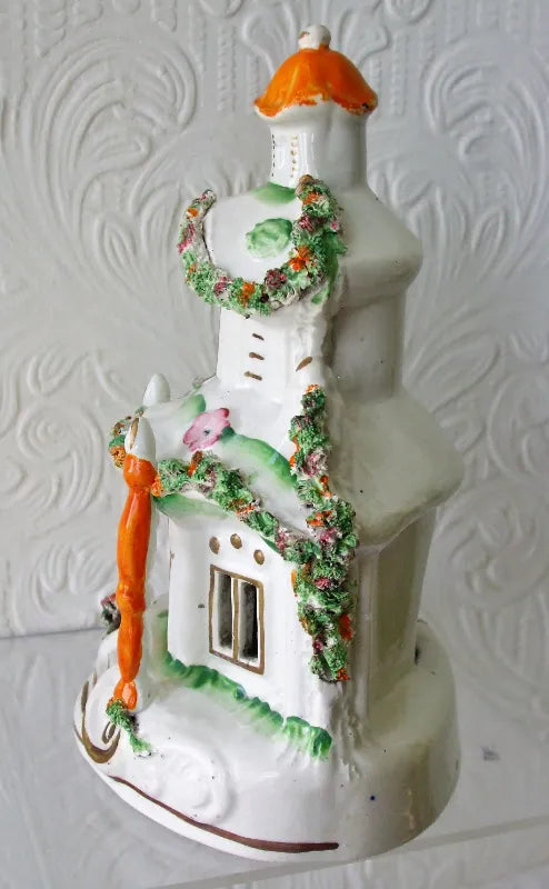 Antique Victorian Staffordshire Pastille Burner