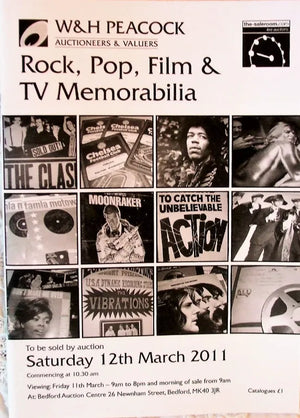W & H. Peacock ~ Rock, Pop, Film and TV Memorabilia ~ Bedford ~ 12. 03. 2011