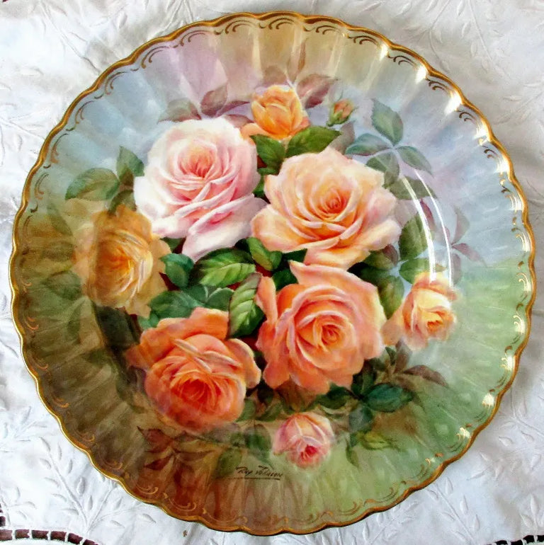 Porcelain Cabinet Plate ~ 