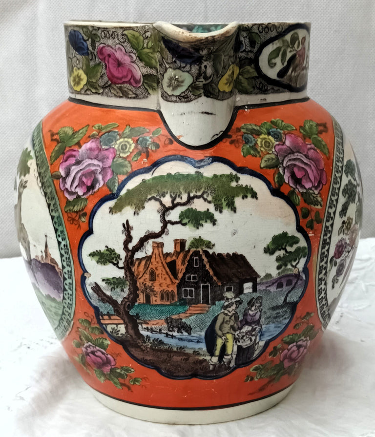 Pearlware Jug 3d