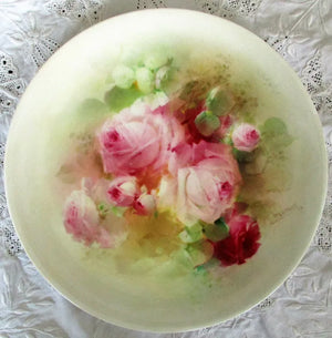 Royal Doulton Porcelain "Roses" Plate ~ Percy Curnock