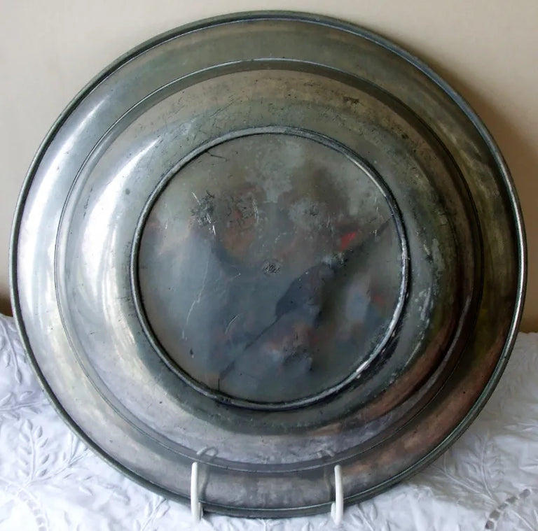 Antique Georgian Pewter Basin