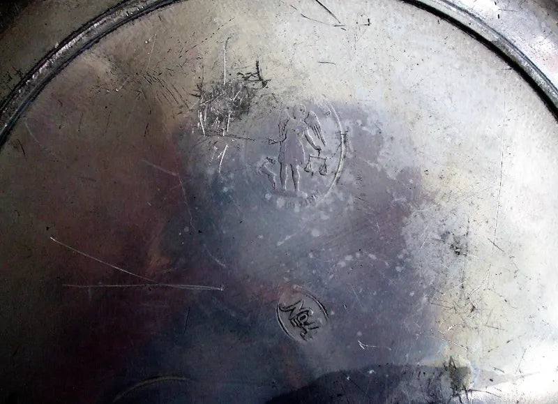 Antique Georgian Pewter Basin