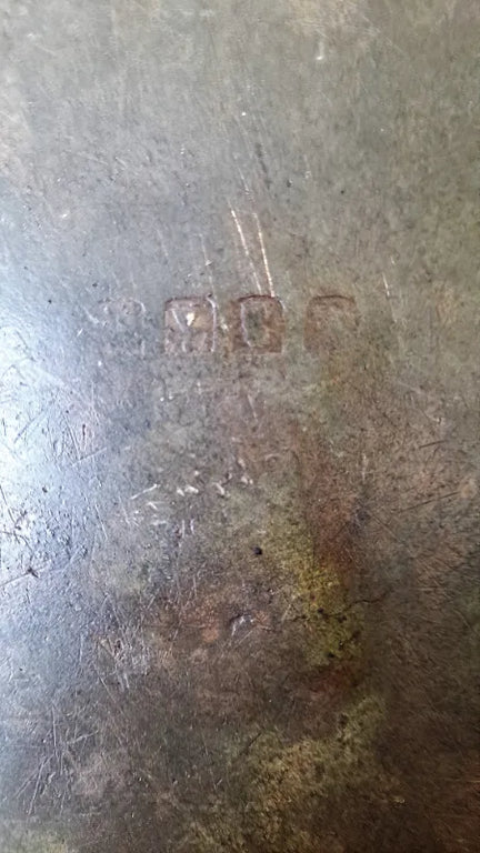 Antique English Georgian Pewter Dish / Charger