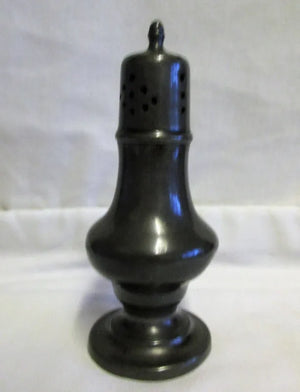 Antique English Victorian Pewter Pepper