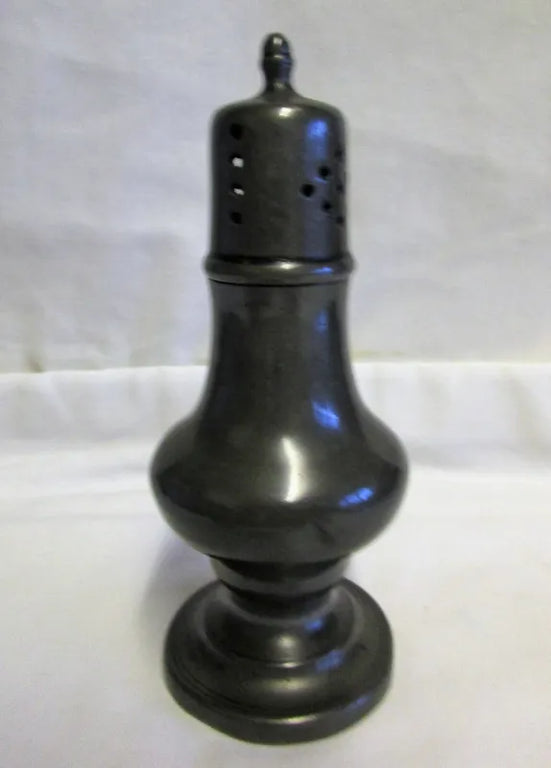 Antique English Victorian Pewter Pepper