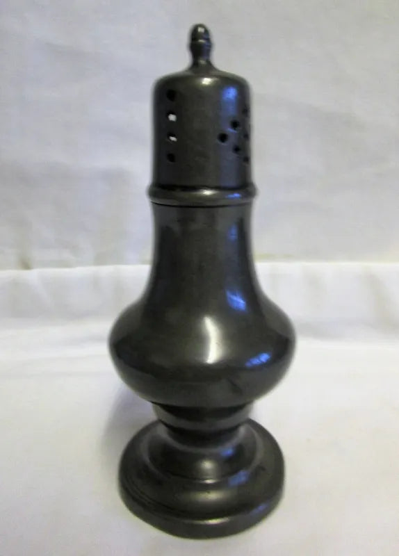 Antique English Victorian Pewter Pepper