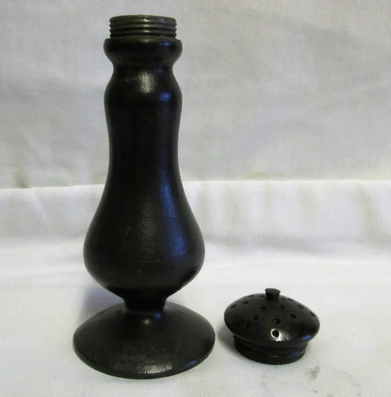 Antique English Victorian Pewter Pepper
