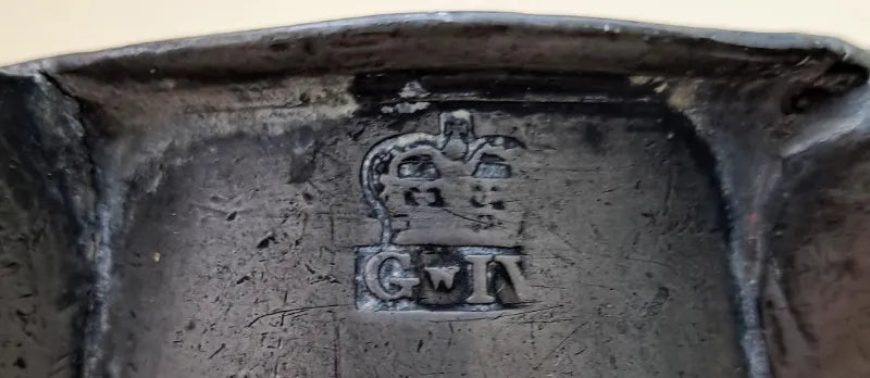 Antique English Georgian Pewter Quart Tavern Jug