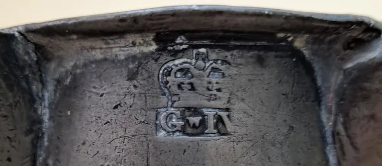 Antique English Georgian Pewter Quart Tavern Jug
