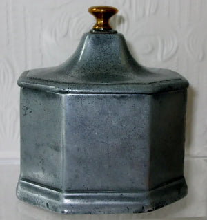 Pewter Tobacco Box