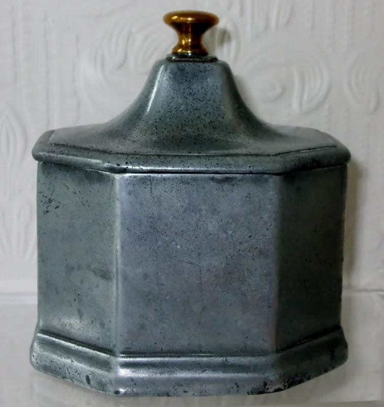 Pewter Tobacco Box