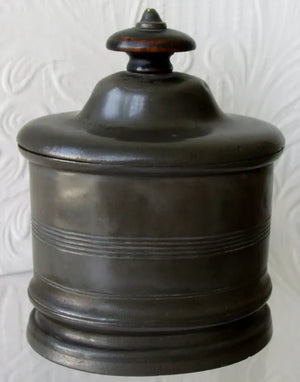 Pewter Tobacco Box