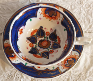 Pinwheel Teacup and Saucer 1a