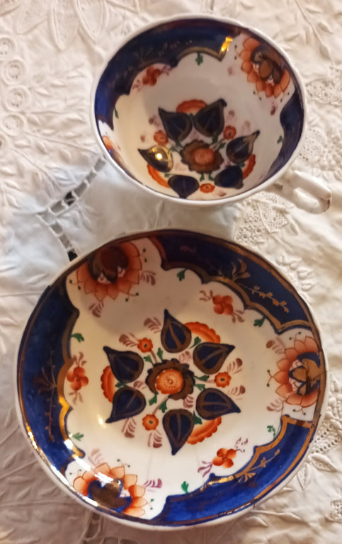 Antique Victorian Gaudy Welsh 