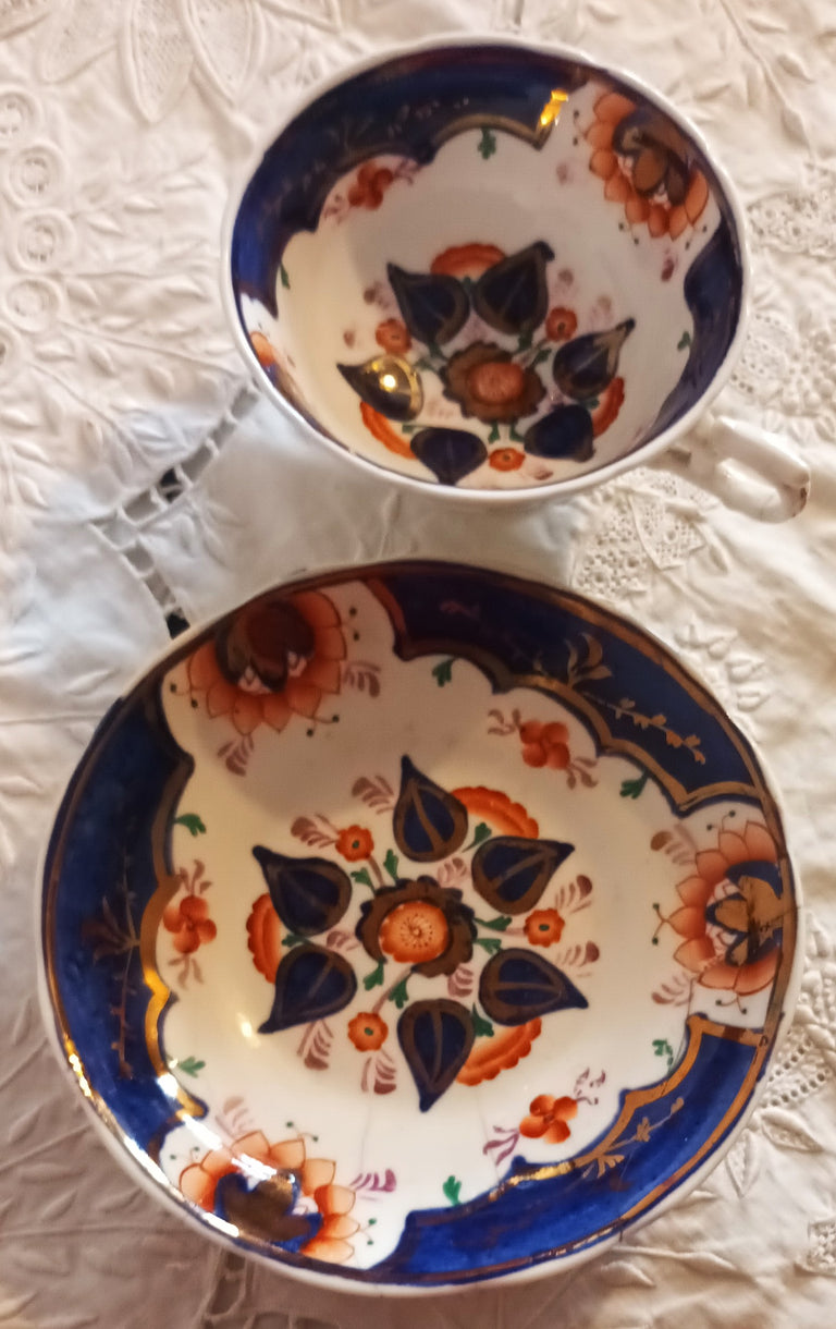Antique Victorian Gaudy Welsh 