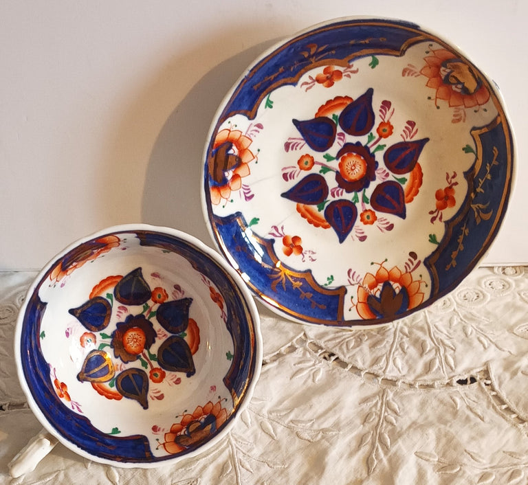 Pinwheel Teacup and Saucer 1c