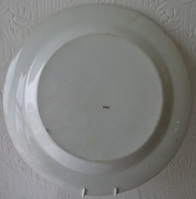 Antique Victorian Pratt-ware Dish ~ 