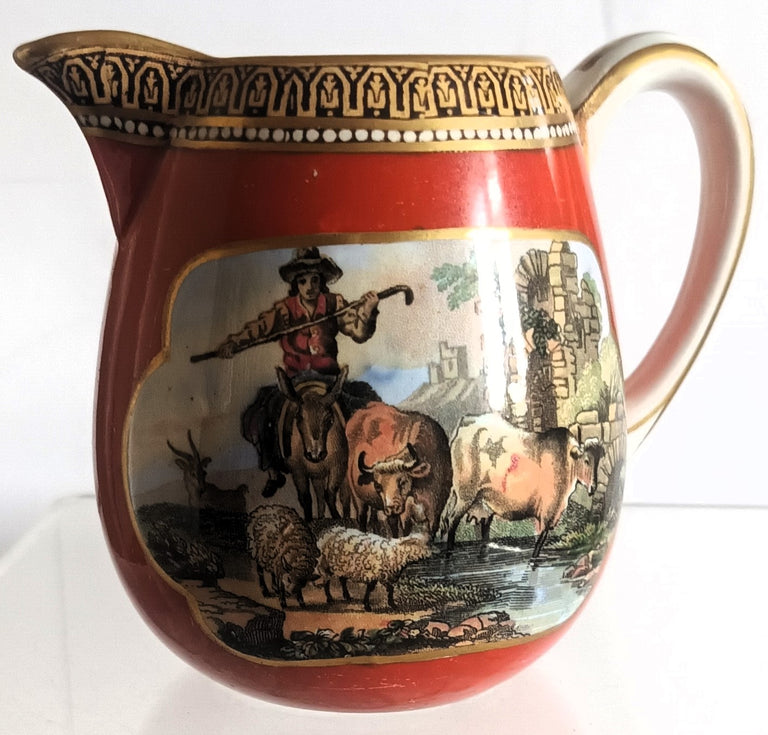 Pratt-ware Cream Jug 387 - 392 1a