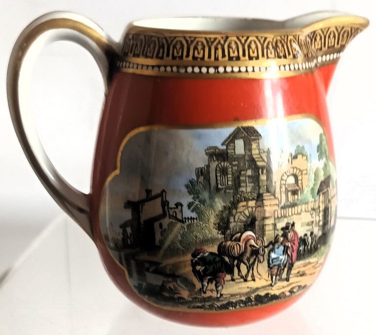 Pratt-ware Cream Jug 387 - 392 1c