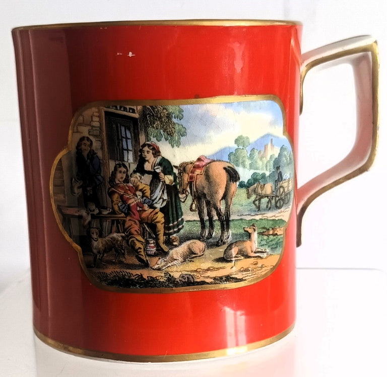Pratt-ware Half Pint Mug 381 - 387 1a