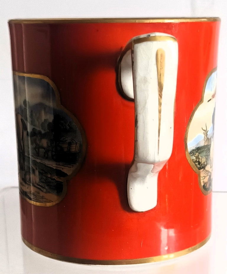 Pratt-ware Half Pint Mug 381 - 387 1b