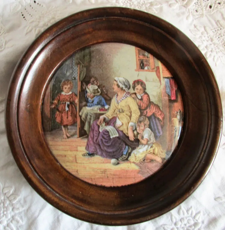 Victorian Pratt-ware Pot-lid ~ 