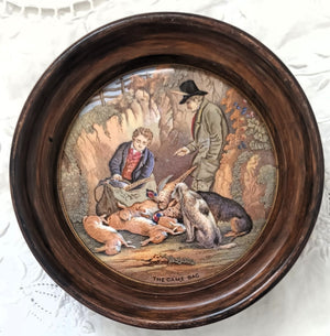 Pratt-ware Pot-lid No. 260 The Game Bag 1a