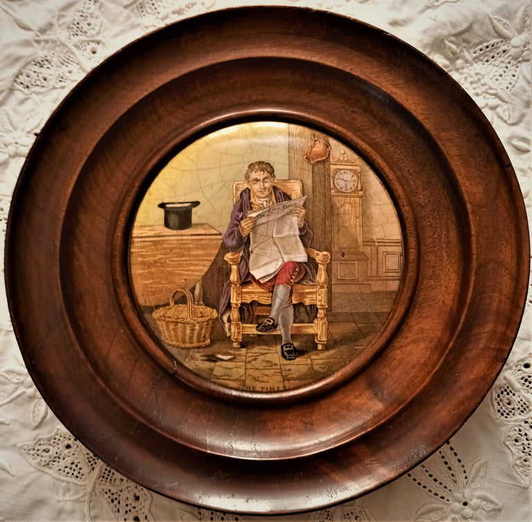 Pratt-ware Pot-lid No. 327 The Times 1a