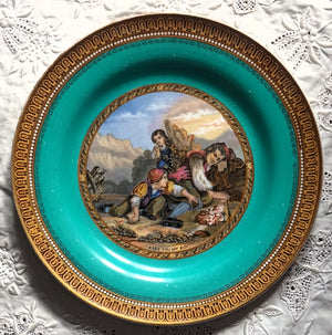 Pratt-ware Tea Plate I See You My Boy No. 311 1a