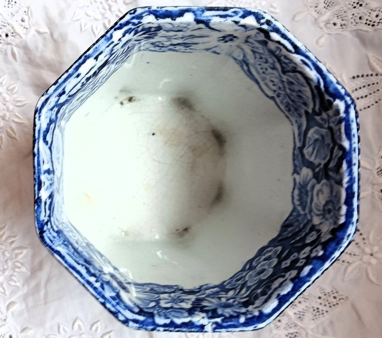 Antique Georgian Blue & White Transfer 