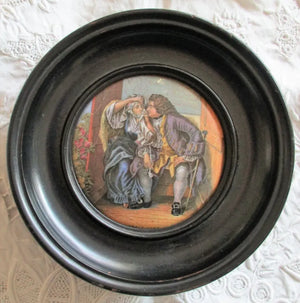 Prattware Pot Lid 328 Uncle Toby